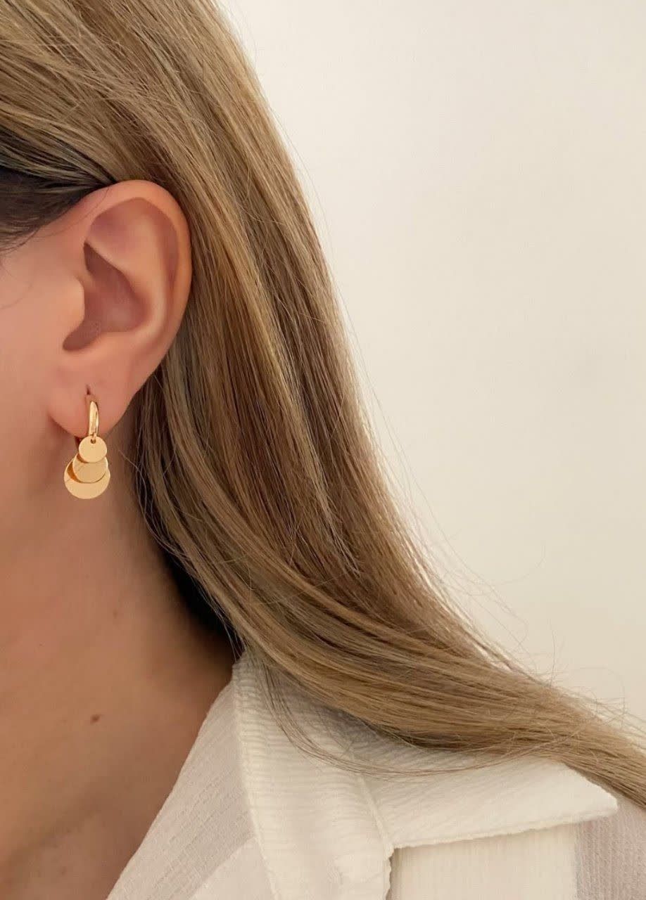 گوشواره پولکی ژوپینگ کد 2296